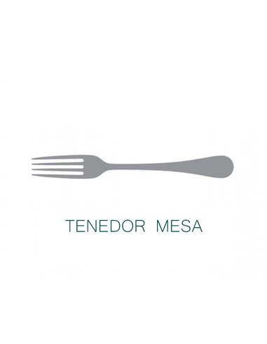 Tenedor mesa martelé de jay