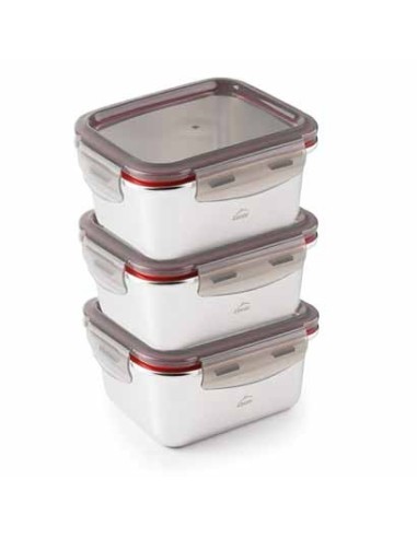 Set 3 recipientes EcoInox de Lacor