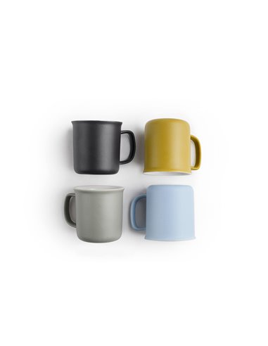 Set 4 tazas expresso colorful de Ibili